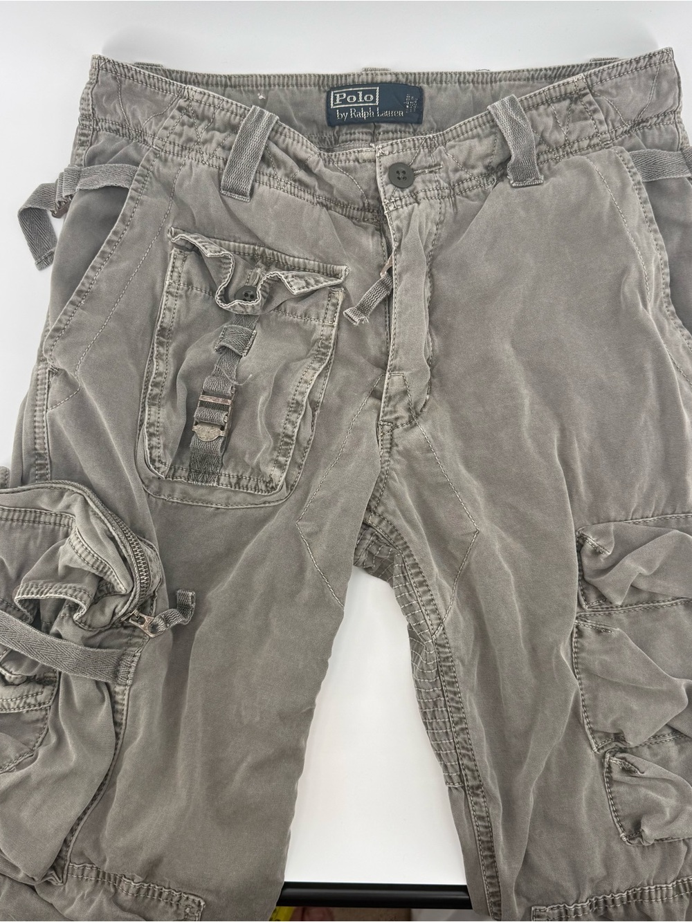 Vintage Polo Ralph Lauren Paratrooper Military Utility Cargo Pants Mens Size 30